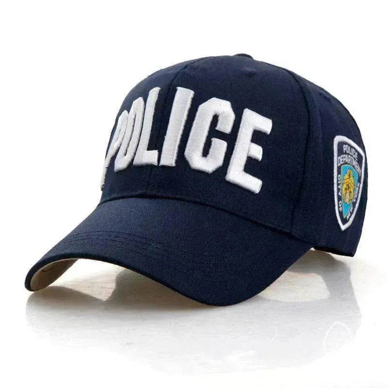 Unisex Spring And Summer Adjustable Letters Police Cap - www.Shopthatapp.com #