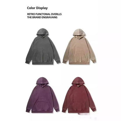 Unisex Teen Waxed Washed Distressed Hoodie Sweatshirt Pullover top - www.Shopthatapp.com #