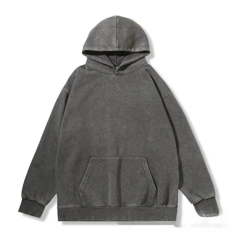 Unisex Teen Waxed Washed Distressed Hoodie Sweatshirt Pullover top - www.Shopthatapp.com #