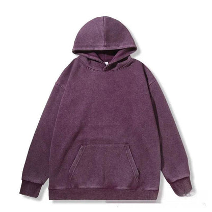 Unisex Teen Waxed Washed Distressed Hoodie Sweatshirt Pullover top - www.Shopthatapp.com #