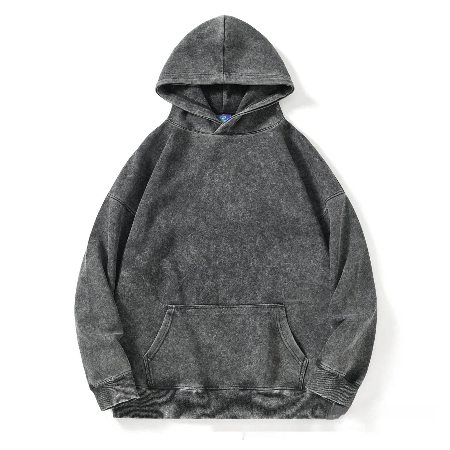 Unisex Teen Waxed Washed Distressed Hoodie Sweatshirt Pullover top - www.Shopthatapp.com #