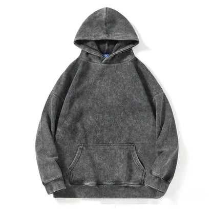 Unisex Teen Waxed Washed Distressed Hoodie Sweatshirt Pullover top - www.Shopthatapp.com #