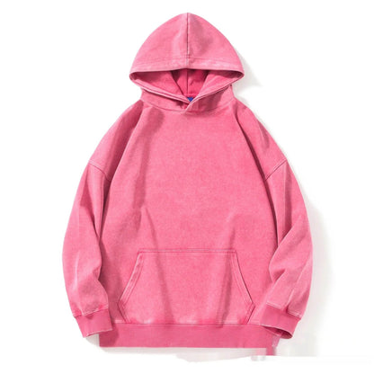 Unisex Teen Waxed Washed Distressed Hoodie Sweatshirt Pullover top - www.Shopthatapp.com #