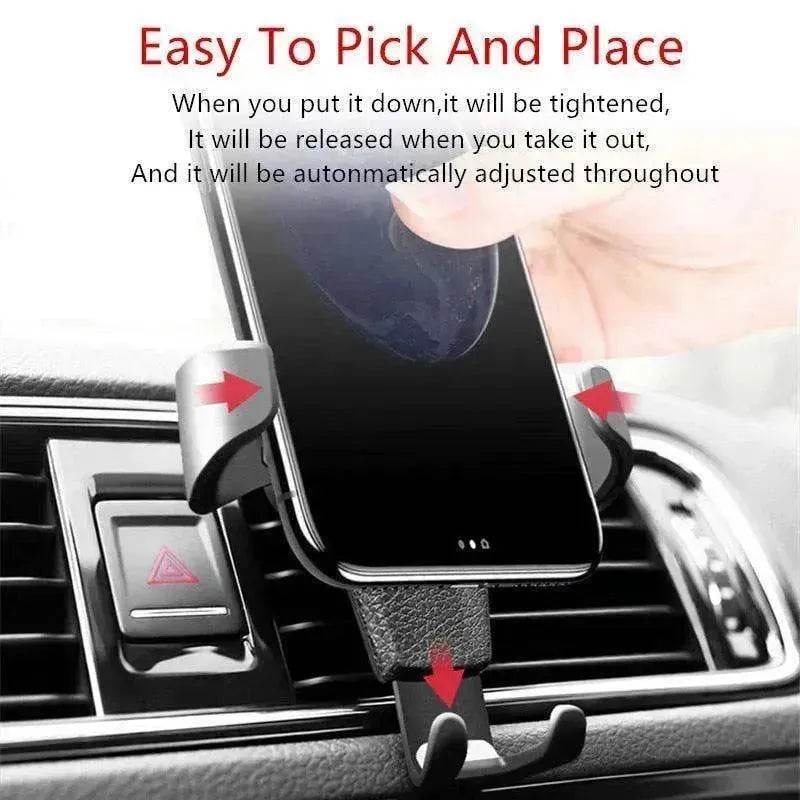 Universal Car Air Vent Mount Stand - No Magnetic Hold - www.Shopthatapp.com