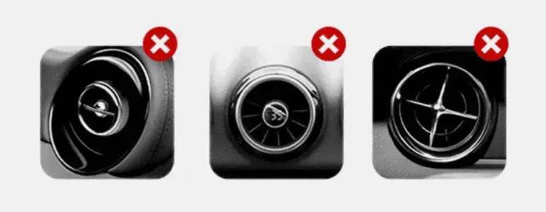 Universal Car Air Vent Mount Stand - No Magnetic Hold - www.Shopthatapp.com