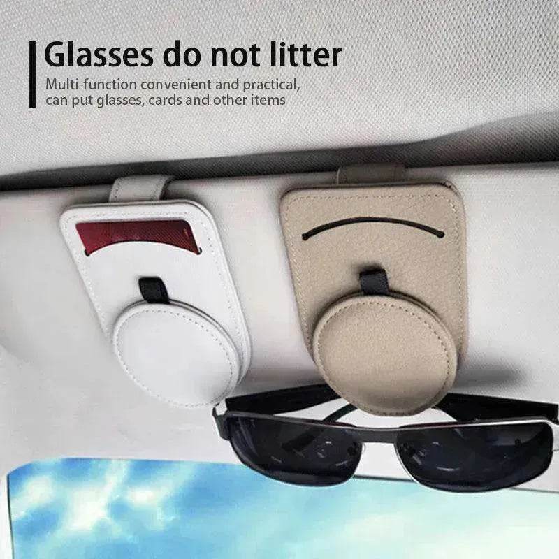 Universal Car Glasses Holder Sun Visor Eyeglasses Clip - www.Shopthatapp.com