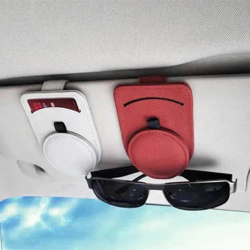 Universal Car Glasses Holder Sun Visor Eyeglasses Clip - www.Shopthatapp.com