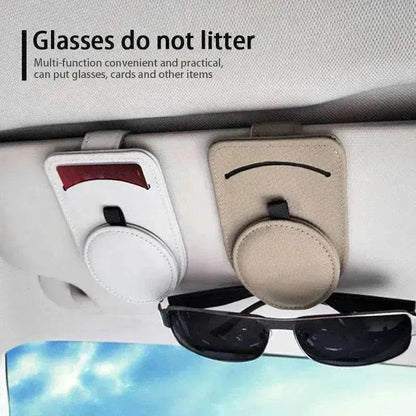 Universal Car Glasses Holder Sun Visor Eyeglasses Clip - www.Shopthatapp.com
