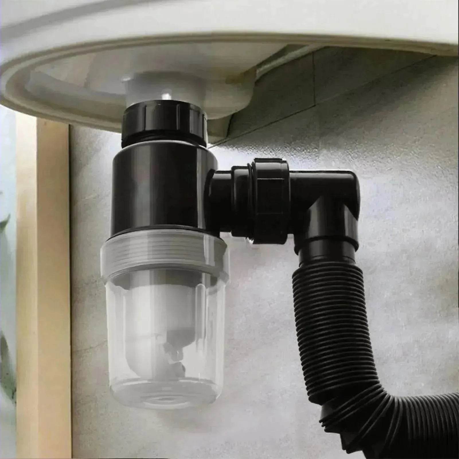 Universal  Kitchen Bathroom Sink Drain Pipe Set Retractable Sewer Drainage Water Hose Wash Basin Drainer  Plumbing Fittings. - www.Shopthatapp.com #