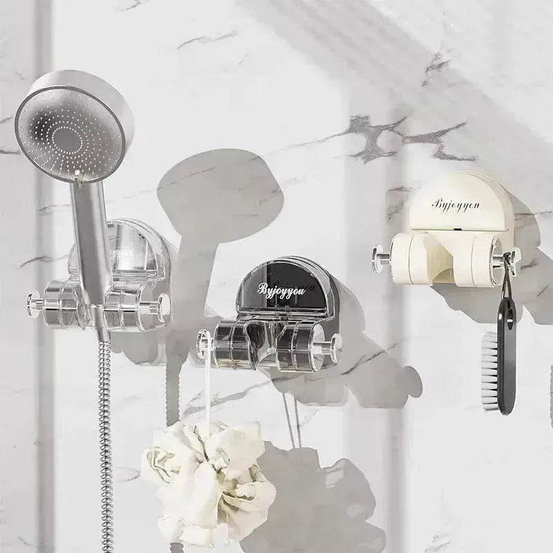 Universal Shower Stand Hanging Head Bracket Punch-free - www.Shopthatapp.com #