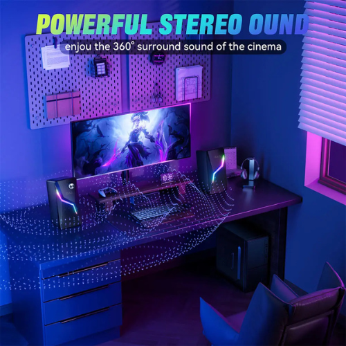 LDAS Computer Speakers for Desktop Monitor, USB/USB-C Powered PC Speakers - www.Shopthatapp.com