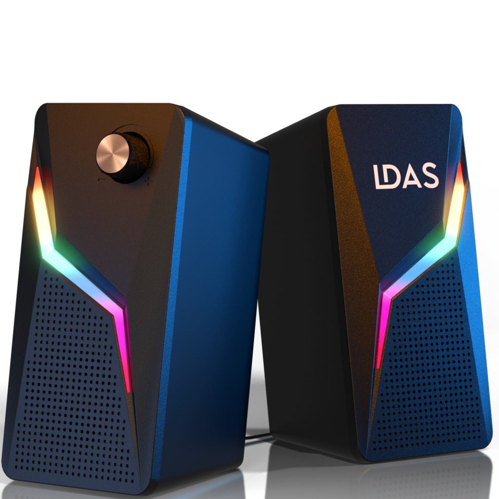 LDAS Computer Speakers for Desktop Monitor, USB/USB-C Powered PC Speakers - www.Shopthatapp.com