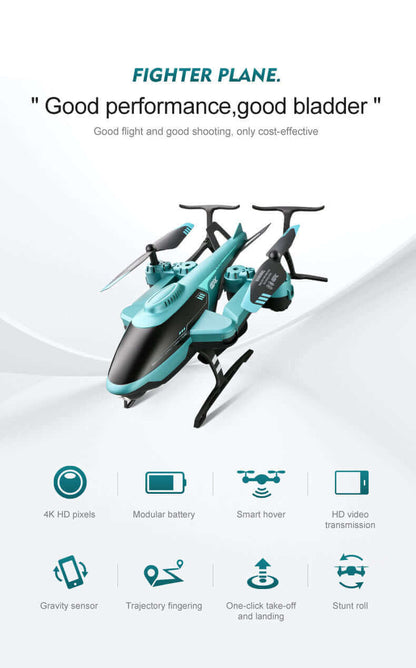V10 4K Mini RC Drone with HD Camera, FPV Quadcopter, Professional 4K Drone Toy - www.Shopthatapp.com #