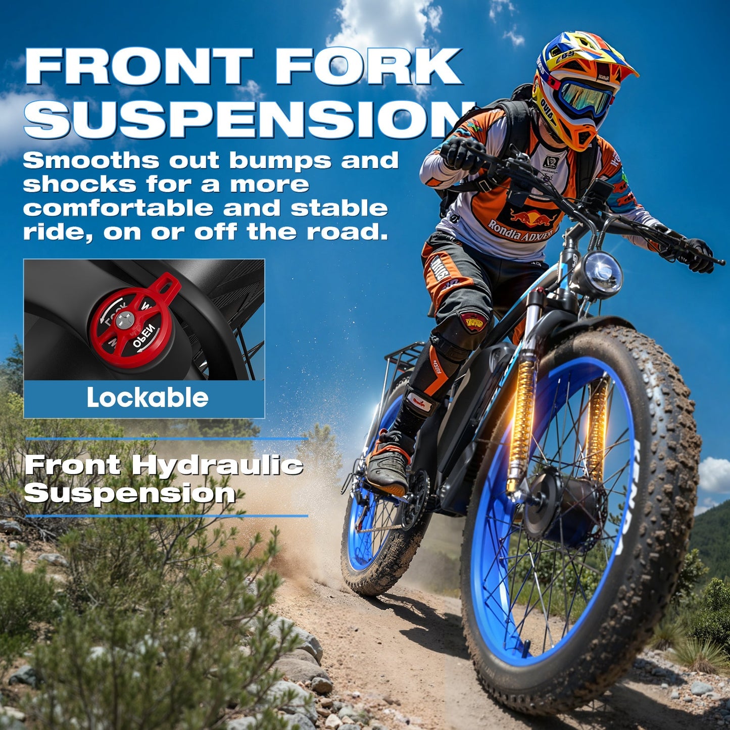 E·BYCCO&GAMVIRE 24" V7PRO Dual Motors 4000W Peak 5000W 52V 32AH Long Distance Electric Bike - www.Shopthatapp.com