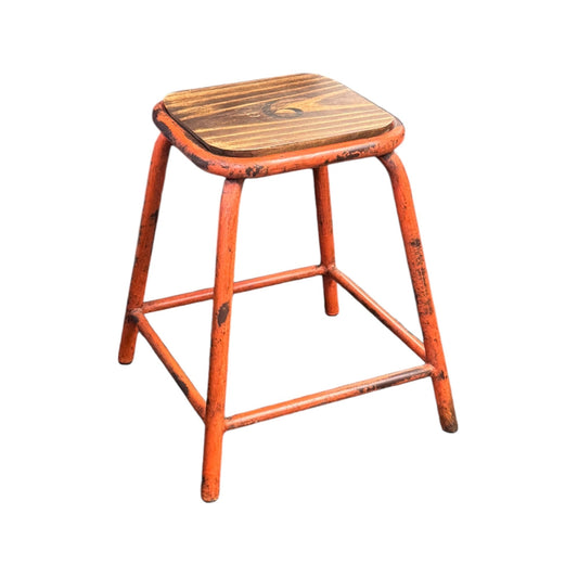 Tabouret orange, France 1880