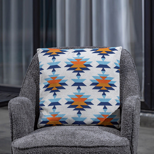 Coussin en tricot de coton