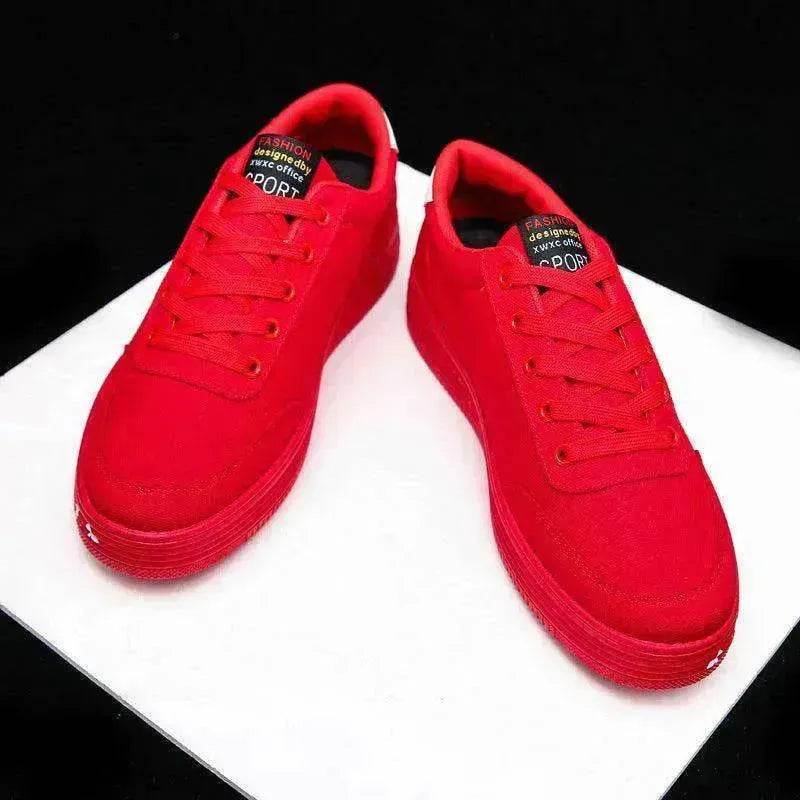 Valentine's Day Canvas Flats Lace-up Casual Shoes - www.Shopthatapp.com