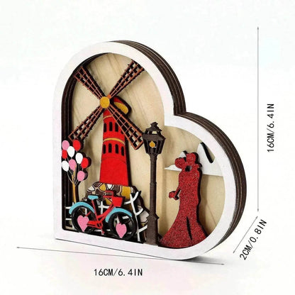 Valentine's Day Ferris Wheel Shape Decoration - www.Shopthatapp.com