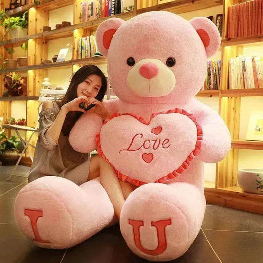 Valentine's Day Hug Bear Plush Toy - www.Shopthatapp.com