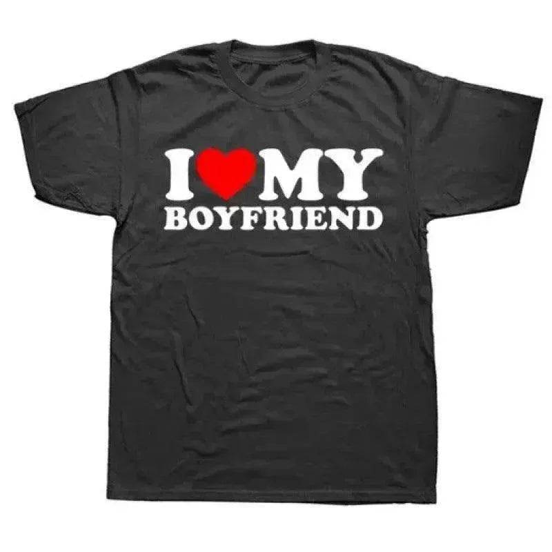 Valentine's Day I Love My Girlfriend Men's T-shirt - www.Shopthatapp.com