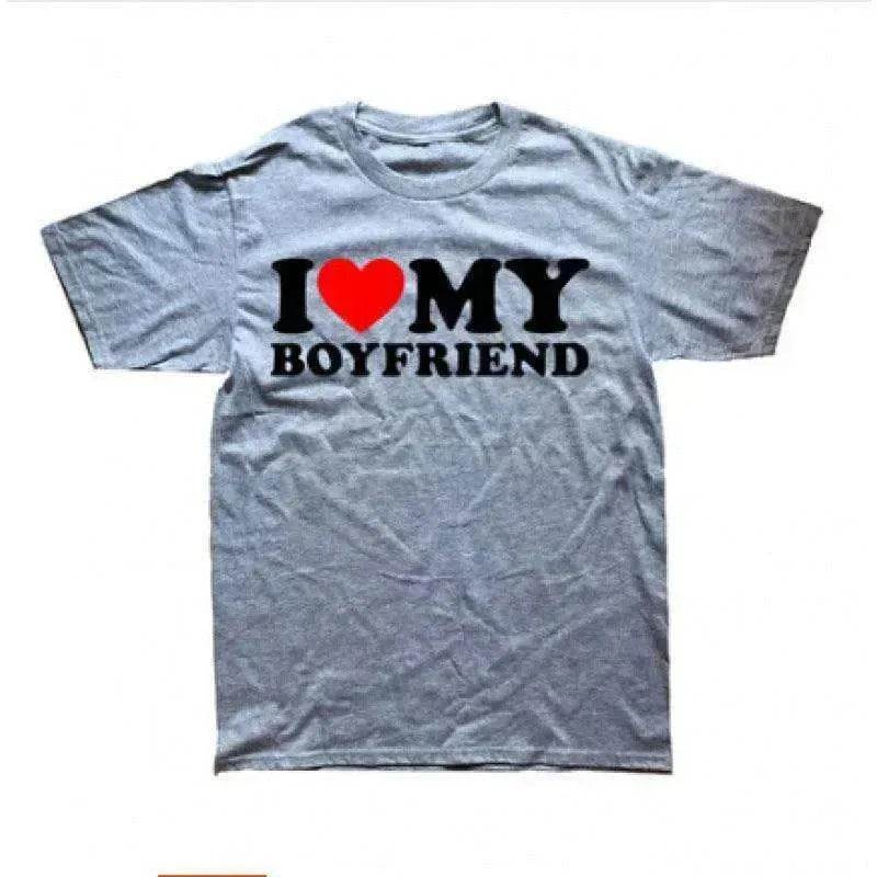 Valentine's Day I Love My Girlfriend Men's T-shirt - www.Shopthatapp.com