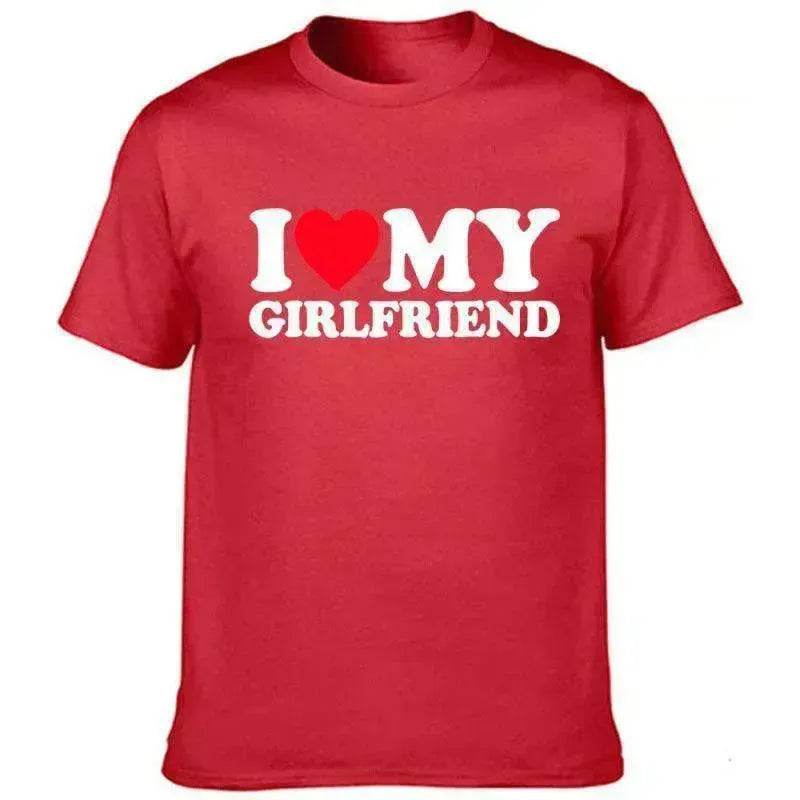 Valentine's Day I Love My Girlfriend Men's T-shirt - www.Shopthatapp.com
