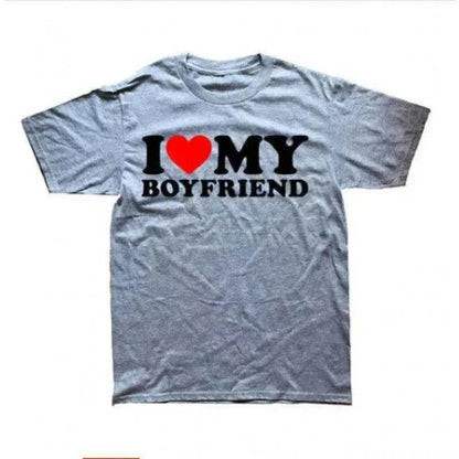 Valentine's Day I Love My Girlfriend Men's T-shirt - www.Shopthatapp.com