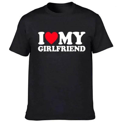 Valentine's Day I Love My Girlfriend Men's T-shirt - www.Shopthatapp.com