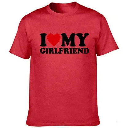 Valentine's Day I Love My Girlfriend Men's T-shirt - www.Shopthatapp.com