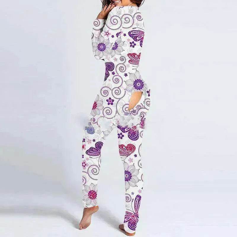 Valentine's Day Print File Slim Charming Bodysuit - www.Shopthatapp.com