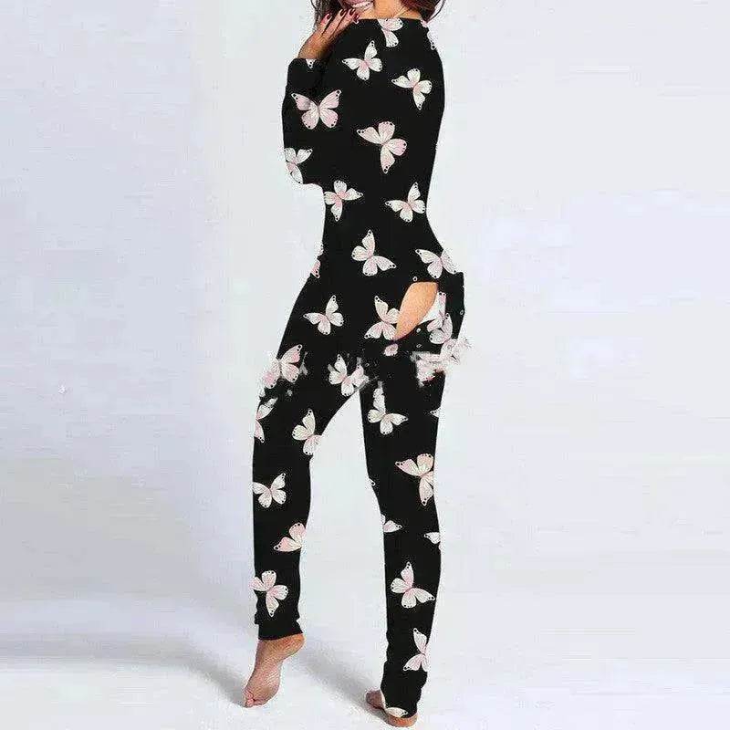 Valentine's Day Print File Slim Charming Bodysuit - www.Shopthatapp.com
