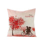 Valentine's Day Red Heart Linen Pillowcase - www.Shopthatapp.com