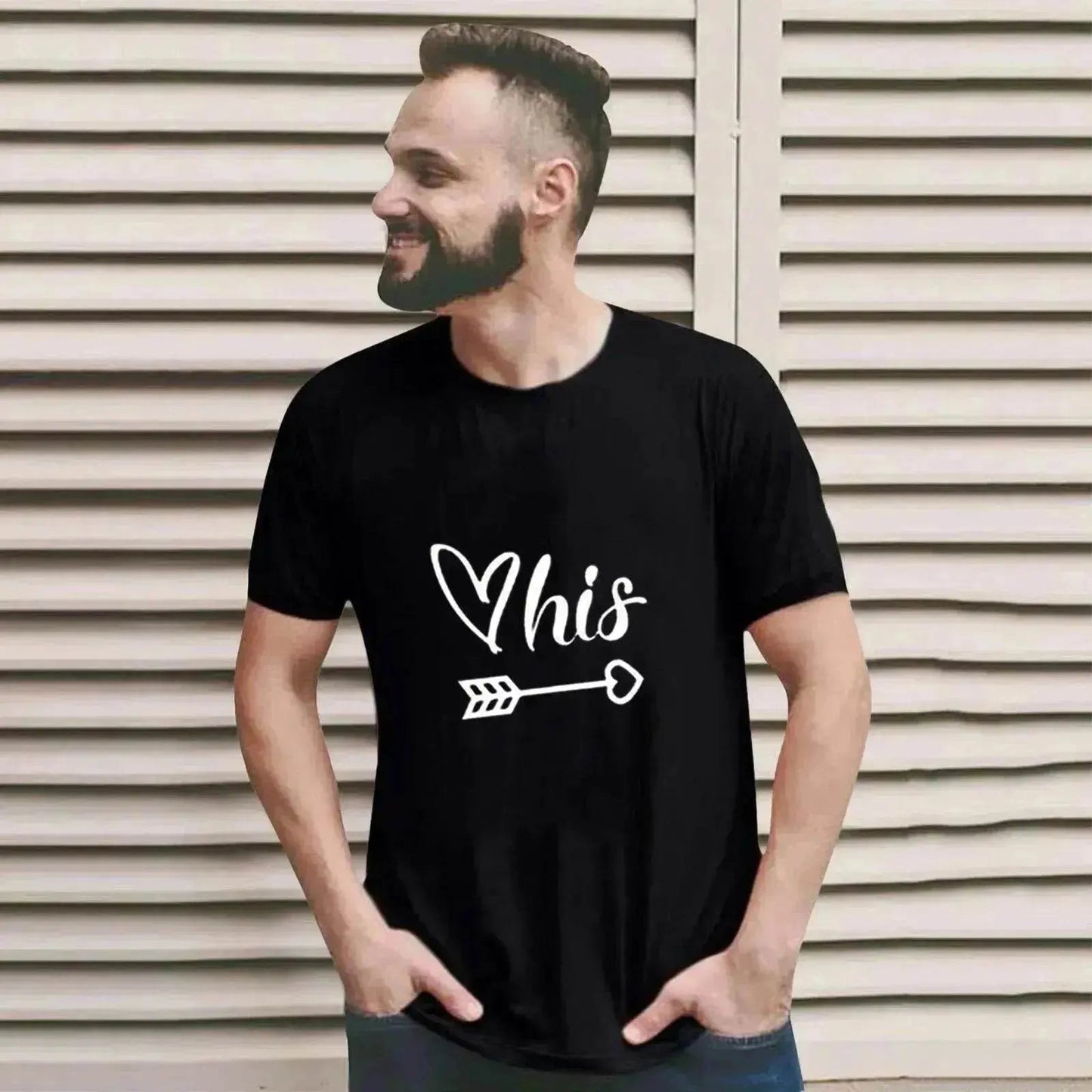 Valentine's Day T-shirt Couple Short Sleeve - www.Shopthatapp.com