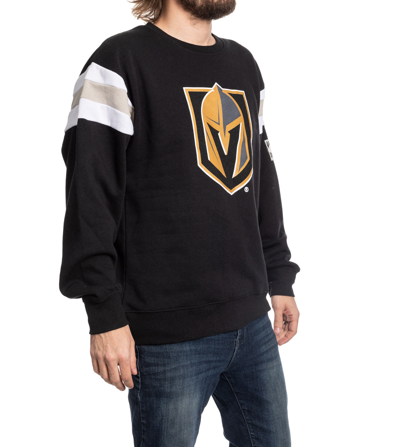 Vegas Golden Knights Varsity Retro Style Crewneck Sweater - www.Shopthatapp.com