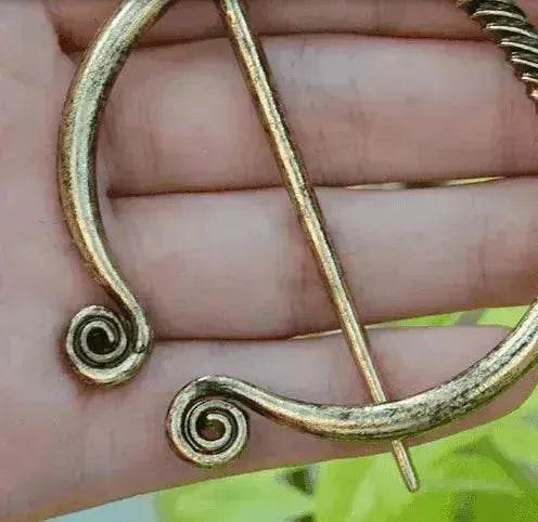 Viking Cowboy Badge Belt Buckle Collar Brooch - www.Shopthatapp.com