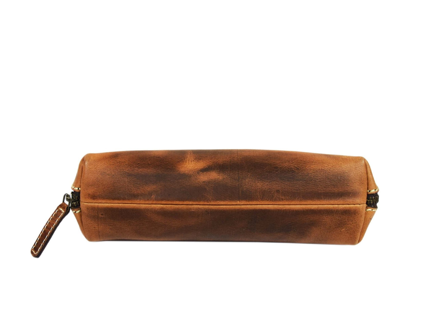 Vintage Leather Pencil Case - Stationery Pouch - www.Shopthatapp.com #