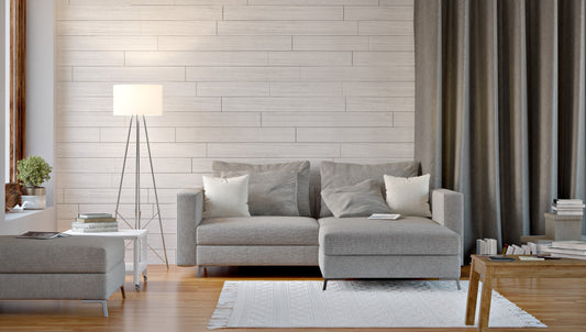 Revêtement mural "Blanc paquet de 10.6 pi2. - www.Shopthatapp.com