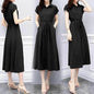 Waist-tight Slimming Elegant Casual Long Dress - www.Shopthatapp.com