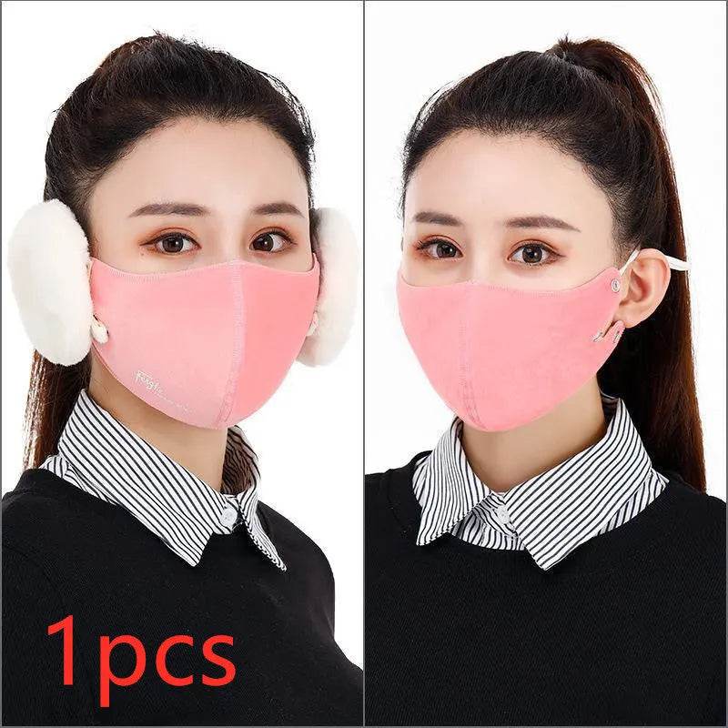 Warm Earmuffs – Cotton Frosted Winter Ear Protection - www.Shopthatapp.com #