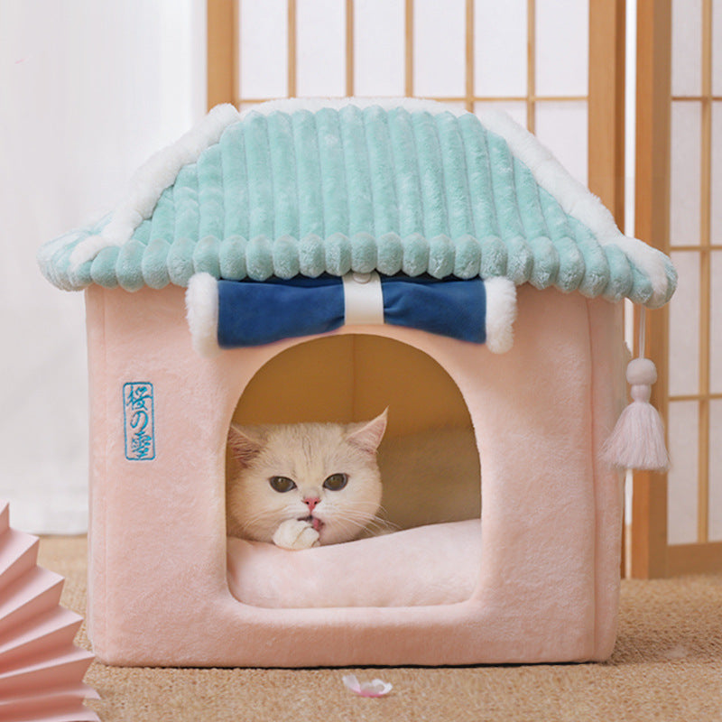 Washable Cat Nest - Warm Cat House - www.Shopthatapp.com