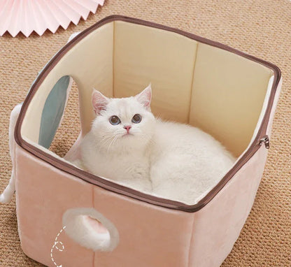 Washable Cat Nest - Warm Cat House - www.Shopthatapp.com