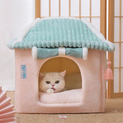 Washable Cat Nest - Warm Cat House - www.Shopthatapp.com