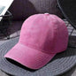 Washed Baseball Caps For Men And Women Outdoor Distressed Sun Hats Simple Caps - www.Shopthatapp.com