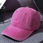 Washed Baseball Caps For Men And Women Outdoor Distressed Sun Hats Simple Caps - www.Shopthatapp.com