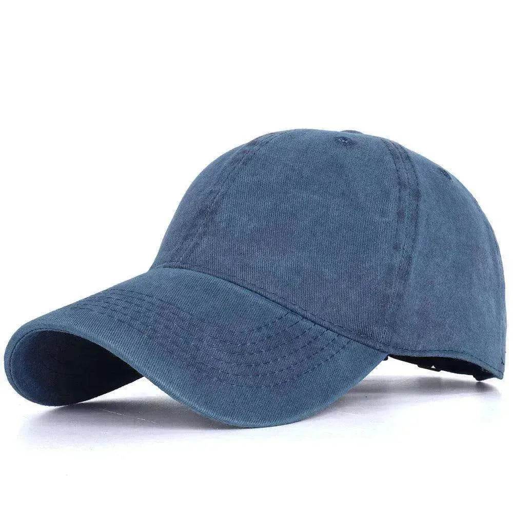 Washed Baseball Caps For Men And Women Outdoor Distressed Sun Hats Simple Caps - www.Shopthatapp.com