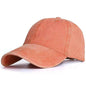 Washed Baseball Caps For Men And Women Outdoor Distressed Sun Hats Simple Caps - www.Shopthatapp.com