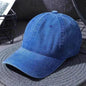 Washed Baseball Caps For Men And Women Outdoor Distressed Sun Hats Simple Caps - www.Shopthatapp.com