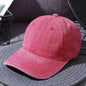 Washed Baseball Caps For Men And Women Outdoor Distressed Sun Hats Simple Caps - www.Shopthatapp.com