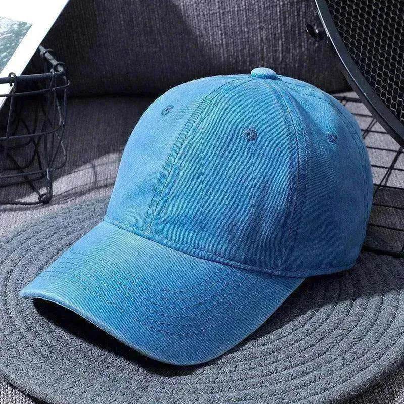 Washed Baseball Caps For Men And Women Outdoor Distressed Sun Hats Simple Caps - www.Shopthatapp.com #