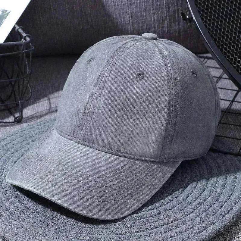 Washed Baseball Caps For Men And Women Outdoor Distressed Sun Hats Simple Caps - www.Shopthatapp.com #